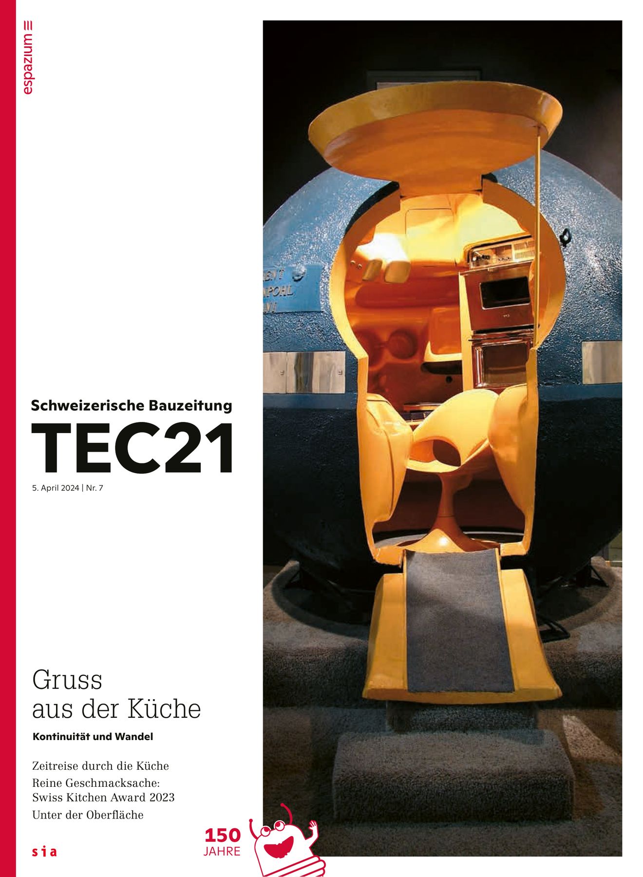 Die Collage in der Schweizerischen Bauzeitung TEC21
