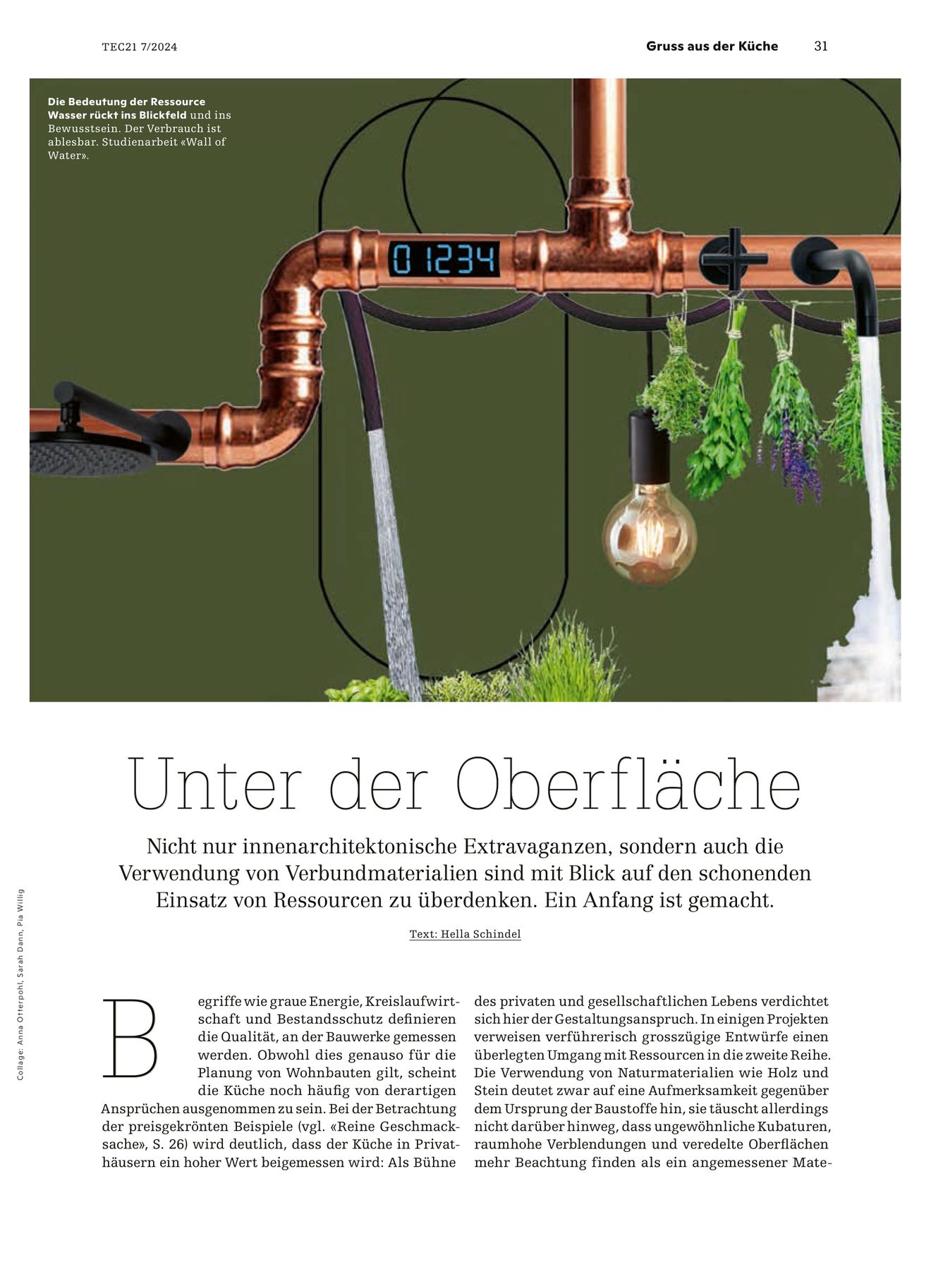 Titelseite der Ausgabe „Gruss aus der Küche“