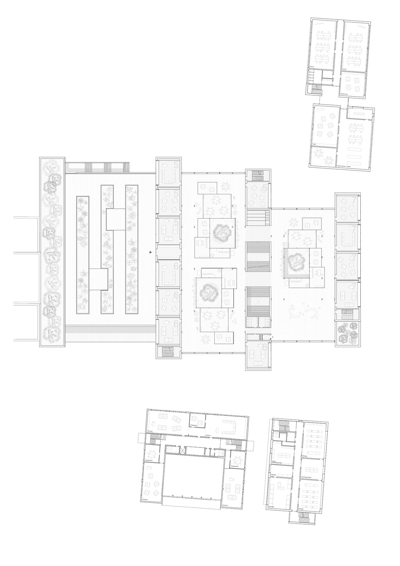 Grundriss erstes Obergeschoss, 1:200